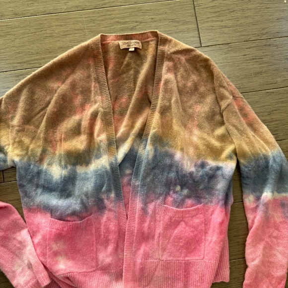 LOVE TANJANE CASHMERE DIP DYED CARDIGAN - Picture 6 of 6
